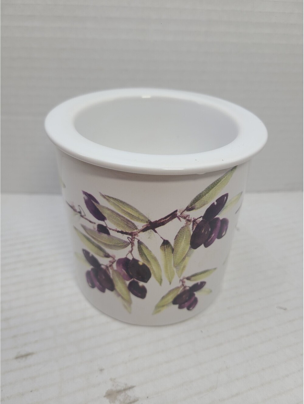 2 Piece Gourmet Village Olive Grove Mediterranean Ceramic Dip Chiller